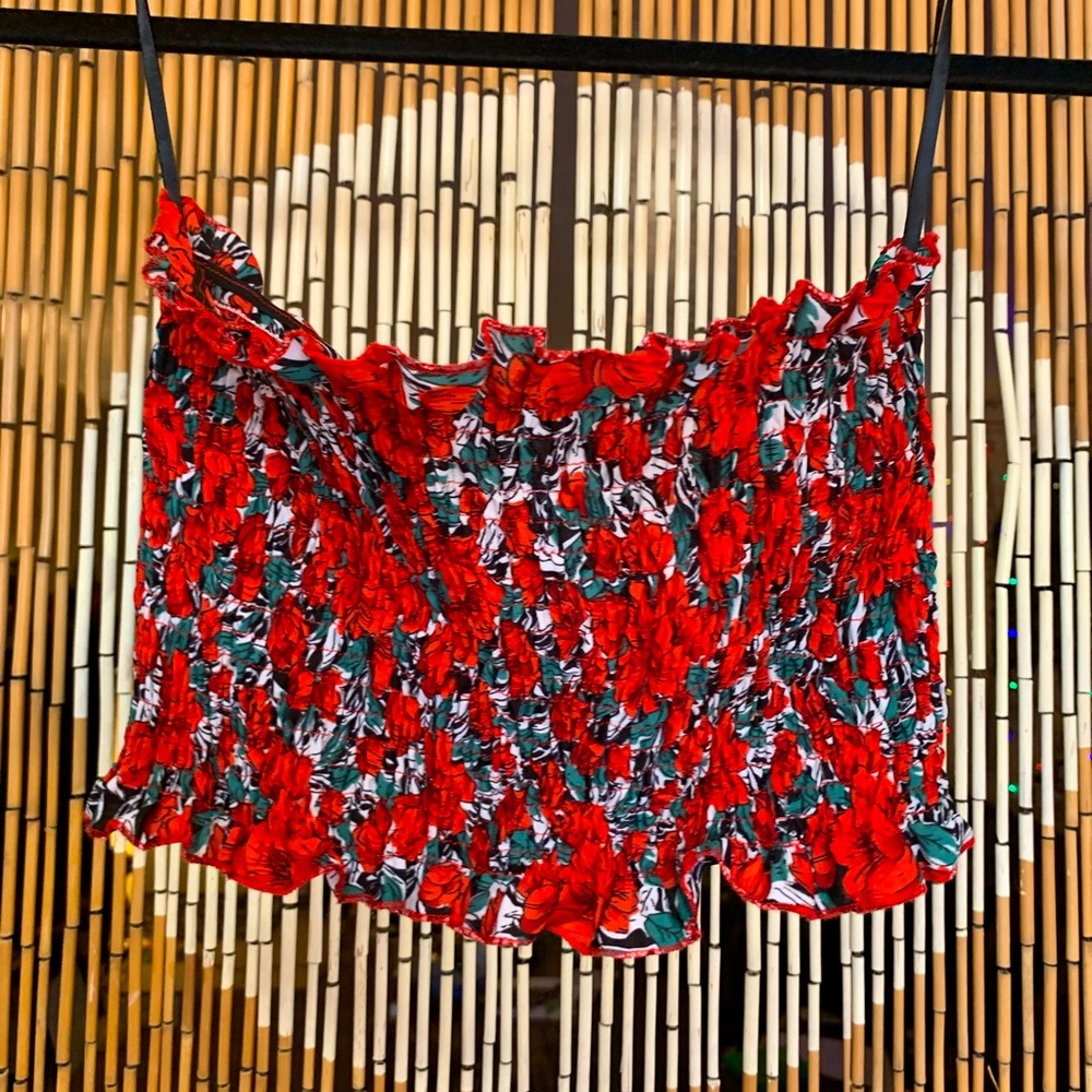 Floral crop top